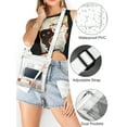 thumbnail image 2 of BAKIBO Clear Crossbody Bag, Waterproof Shoulder Bag, Stadium Approved Clear Bag with Adjustable Strap, 2 of 5