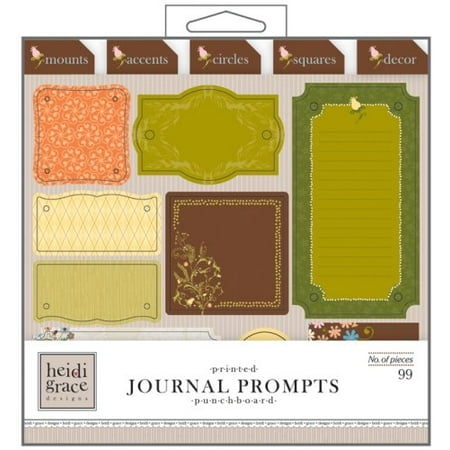 Heidi Grace Designs - Heidi Grace Designs Punchboard Shapes Box Sets Daydream Believer Journal Prompts, Heidi grace designs by Fiskars By Fiskars Ship from US