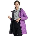 thumbnail image 2 of Orolay Women's Packable Down Jacket Light Winter Coat Contrast Hooded Puffer Jacket, 2 of 6