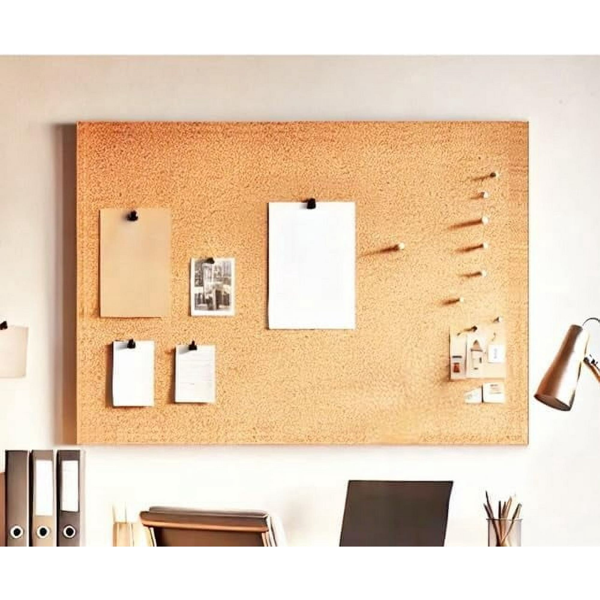 Manton Industrial Cork Sheet - 24" x 36" x 3/8" Thick Manton Cork Bulletin Board, 100% Natural