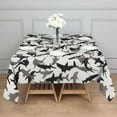 thumbnail image 3 of Gray Camo Shark Silhouette Pattern Square Tablecloth,Waterproof Square Table Cover,Wipeable Spillproof Washable Table Cover for Home Kitchen Party Decor 60"x60"(152x152cm), 3 of 6