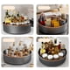 thumbnail image 4 of Bandeja de condimentos giratoria para almacenamiento en la cocina | Organizador multifuncional giratorio de 360° | Lazy Susan de plástico para especias, condimentos, vinagre, frutas | Estante para, 4 of 9