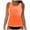 Orange, variant on Women Bikini- Women's Swimwear Tankini Set Bikini Top With Swim Shorts Beach Pool Outfit, Plus Size Bikini For Women