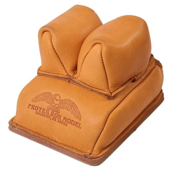 Protektor Model #13A Leather Rabbit Ear Rear Shooting Rest Bag MADE IN USA