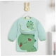 thumbnail image 2 of 1-Pack Baby Bib, Waterproof Apron, Cute Feeding Bib with Bib Green, 2 of 5