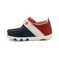 thumbnail image 3 of Twisted X Toddler-Boys' Patriotic Driving Shoe Moc Toe Multi 9 D, 3 of 7