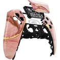 thumbnail image 2 of eXtremeRate Cosmic Pink Gold Marble Touchpad Front Housing Shell Replacement Cover for PS5 Controller BDM-010/020/030/040, 2 of 9