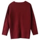 thumbnail image 5 of Pntutb - Blusa de manga larga con cuello en V para mujer, informal, con hombros descubiertos Pntutb Pntutb-4266, 5 of 7