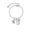 thumbnail image 2 of Delight Jewelry Silvertone Small Mother of the Bride Heart Silvertone Discover Dream Explore Zoey Charm Bracelet, 6.5+2" Extender, 2 of 4
