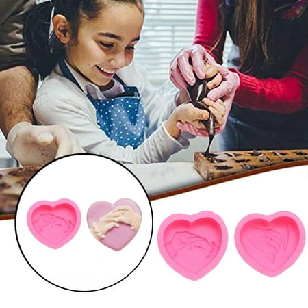 

CHGBMOK Clearance Diy Baking Tools Heart Shaped Mold Cream Cake Fondant Mold Chocolate Silicone Mold