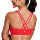 thumbnail image 1 of Sostén Deportivo CRZ YOGA con Tirantes Cruzados, Sin Aros, Acolchado, Rojo, Talle Grande, 1 of 4