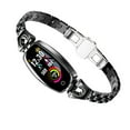 thumbnail image 1 of Inteprter Reloj inteligente compatible con Bluetooth 4,0, alarma de frecuencia cardíaca, reloj deportivo para adolescentes, inteligente Electrónica Negro, 1 of 6