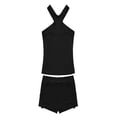 thumbnail image 7 of iiniim Girls 2PCS Ballet Dance Gym Leotard Dancewear Racer Back Tank Top with Bottoms Set, 7 of 7