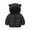 Black, variant on Unisex Baby Girls Boys Winter Cotton Puffer Down Coat Waterproof Hooded Coat Jacket Outwear Raincoat Hoodies Black 12-24 Months