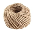 thumbnail image 1 of Craft Jute Burlap Ribbon Twine Rope Cord String Pack Roll Tan 2mm Dia 50m Length, 1 of 2