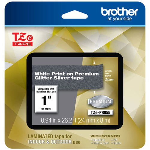 For Brother P-touch PT-2730 D600 TZ TZe 253 Blue on White Label Tape 24mm*8m 