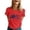 c-226Red56, variant on CUSTG Women T-Shirts Patriotic Casual Tee Comfortable Crew Neck Short Sleeve Shirt Everyday 1776-2026 Celebrate America's 250th Anniversary Stylish Tops