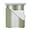 Sage Green, variant on Quilts Twin-XL Size Bedding Set, Sage Green Striped Lightweight Quilted Comforter, Green White Ombre Farmhouse Gradient Soft Reversible Bedspread Coverlet with Pillow Covers for All Season, 68" x 98"