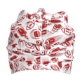 thumbnail image 3 of Sikiie Red Football Toddler Beanie Kids Beanie Hat Warm Winter Hats for Boys Girls Knit Cap, 3 of 7