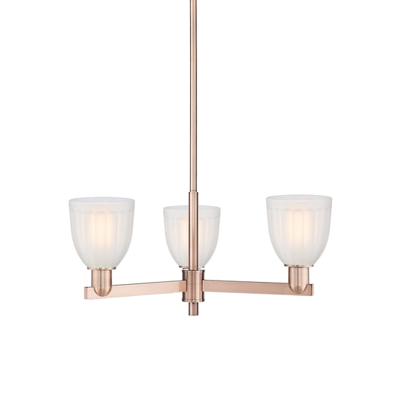 Innovations Lighting 716-3CR-AC-G441 Brookfield 3 Light 28" Wide Chandelier - Copper