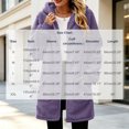 thumbnail image 3 of WIZUTIZ Women's Solid Color Long Sleeve Fleece Zip Up Hoodie Soft Plush Warm Winter Jacket Casual Loose Fit Cozy Outerwear with Pockets, 3 of 8