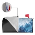 thumbnail image 2 of Salouo Abstract Ocean Waves for Magnetic Mailbox Covers Waterproof Post Box Cover Post Letter Box Cover Post Box Cover Home Decor for Garden/Yard /Farmhouse-21x18 in, 2 of 8