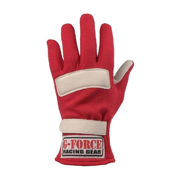 G-Force G5 Racing Gloves Child Medium Red