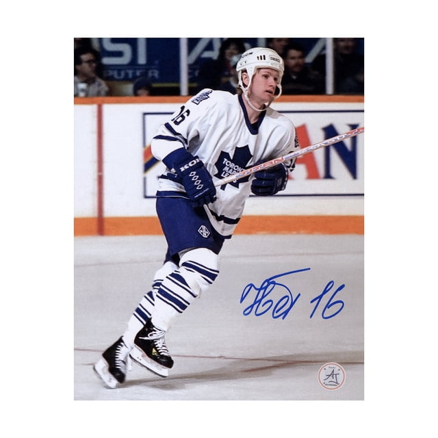 Nikolai Borschevsky Photo 8x10 de Hockey des Maple Leafs de Toronto Signée