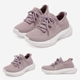thumbnail image 6 of enyan Little Boys Girls Soft Strap Mesh Jogger Athletic Sneakers (Little Kid/Big Kid) Purple,4, 6 of 7