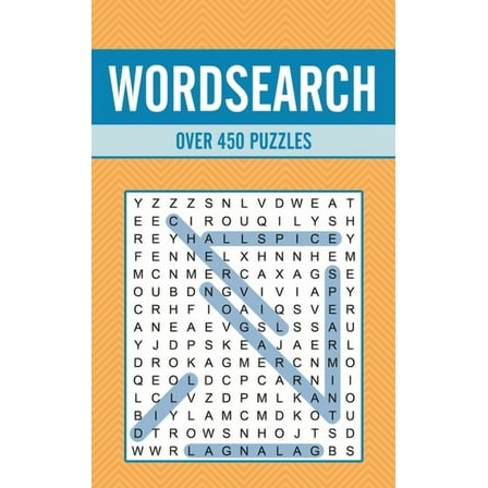 Wordsearch: Over 450 Puzzles, (Paperback)