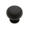 Liberty Hardware P50156V-FB-C 30mm Grace Cabinet Knob, Flat Black