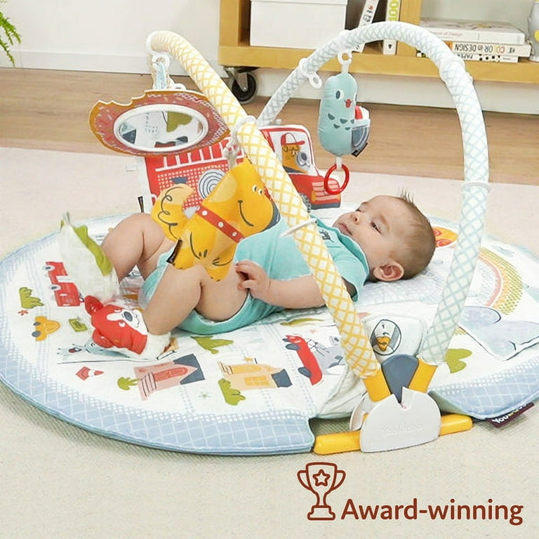 Free Shipping! Yookidoo Baby Gymotion Lay to Sit-Up Play Mat 3-in