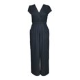 thumbnail image 1 of Ropa Playa Ocean Pacific para Mujer Jumpsuit Sin Manga Cuello V Elastico Cintura Negro Talla M, 1 of 4