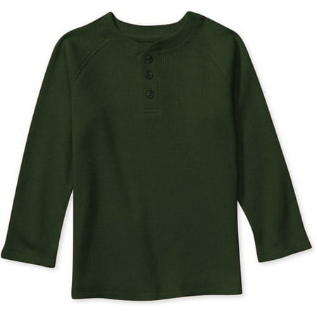 Garanimals B12m Green Ls Henley Tee