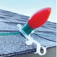thumbnail image 5 of Multi-Directional Gutter/Shingle Christmas Light Clips, Clear, 50 Count, by Holiday Time, 5 of 13