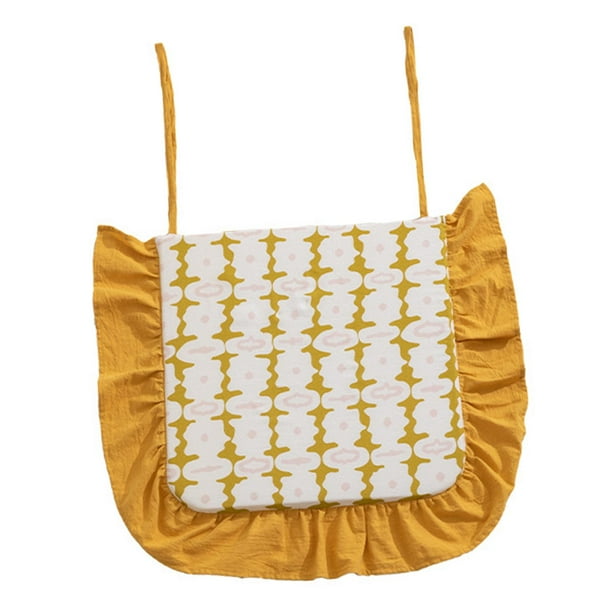Cojín de asiento para patio al aire libre, estilo japonés, cómodo, portátil, suave, tatami Amarillo