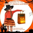 thumbnail image 6 of Wzzjkit Halloween Treat Bags - 2 PCS Halloween Party Favors Candy Bags with Lights, Halloween Goodie Bags for Kids - Mini Paper Gift Basket - Halloween Decorations Party Supplies, 6 of 7