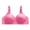 Pink, variant on Censtreet New Sexy Women's Bras, Push up Style Without Steel Ring, Solid Color Underwear, Adjustable Straps Daily Bra