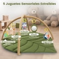 thumbnail image 4 of Gimnasio para Bebé, Colchoneta de Gimnasia Interactiva para Bebés con Juguetes Desmontables, Alfombra de Actividades para Bebé, Alfombras de Juego, Promueve el Desarrollo Sensorial y Motor del Bebé, 4 of 7