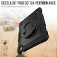thumbnail image 4 of for iPad Pro 12.9 inch Case (2022/2021/2020/2018), 360 Rotating Shockproof Cover with Stand, Handle, Shoulder Strap, Black, 4 of 7