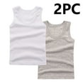 thumbnail image 2 of zbxnLI 2 Pack Tank Tops for Girls Boys Basic Soft Cotton Shirts Sleeveless Undershirts for Toddlers Kids, 2 of 3