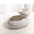 thumbnail image 3 of Pet Fountain Automatic Ceramic Lotus Cat Water Fountain Pet Drinking Fountain, 3 of 7