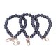 thumbnail image 3 of Pulsera De Perlas, Cadena De Caja De Teléfono Móvil Con Hebilla De Metal Brillante Redonda Para Llavero Para Bolsa Para Teléfono Móvil Cergrey Azul negro, 3 of 8