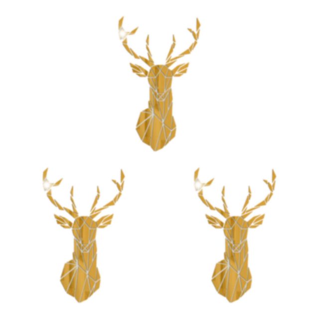 mmirethe Acrylic 3D Mirror Wall Stickers For Decorative Touch Multifunctional gold L 3Set