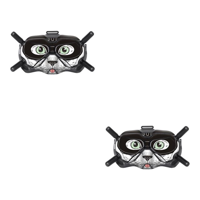 Tholdsy -pegatina para gafas de Dron con Control remoto, gafas de cuadricóptero anticolisión extraíbles, calcomanía de PVC, accesorios para Tipo 2 2Conjunto