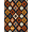 Orange, Pattern 8, variant on ODIKA 4'x6' Machine Washable Non-Slip Area Rug, Aztec Burnt Orange High Traffic Rug, Orange, 1165192