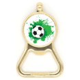thumbnail image 1 of Soccer Football Sports tu texto Botellas de cerveza, abrelatas de acero inoxidable., 1 of 3