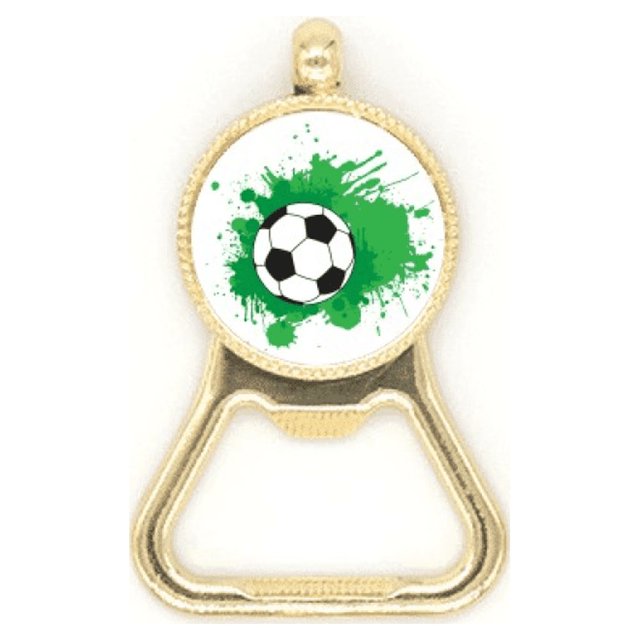 Soccer Football Sports tu texto Botellas de cerveza, abrelatas de acero inoxidable.