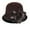 D, variant on Audhol Winter Bucket Hats for Women Women's Autumn and Winter Flowers Round Top Casual Fisherman's Basin Cap Small Bowler Hat Felt Hats for Women D A