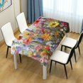 thumbnail image 7 of Wildflowers Rectangle Tablecloth Waterproof Polyester Table Clothative Stain Resistant & Wrinkle Resistant Washable Table Cover for Dining Table/Party/Camping 60x60 Inch Decor Gift, 7 of 7